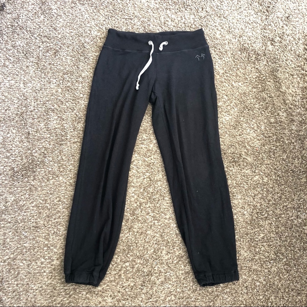 Green Apple Black Track Pants